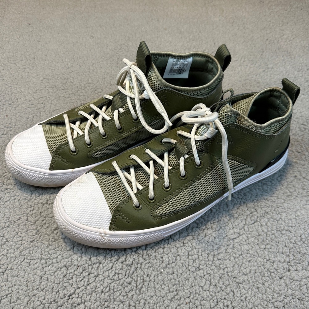 Converse Chuck Taylor All Star Ultra Cons Force Sneakers Mens 8.5 Green Mesh